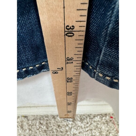 VTG Old Navy low rise Straight leg carpenter denim overall Y2K sz XS - Picture 5 of 7